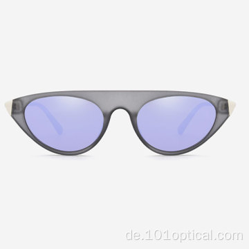 Cat Eye Damensonnenbrille mit Metall